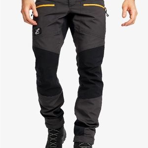 Nordwand Pro Hiking Pants Men Anthracite/Radiant Yellow Size Large.  Bra…